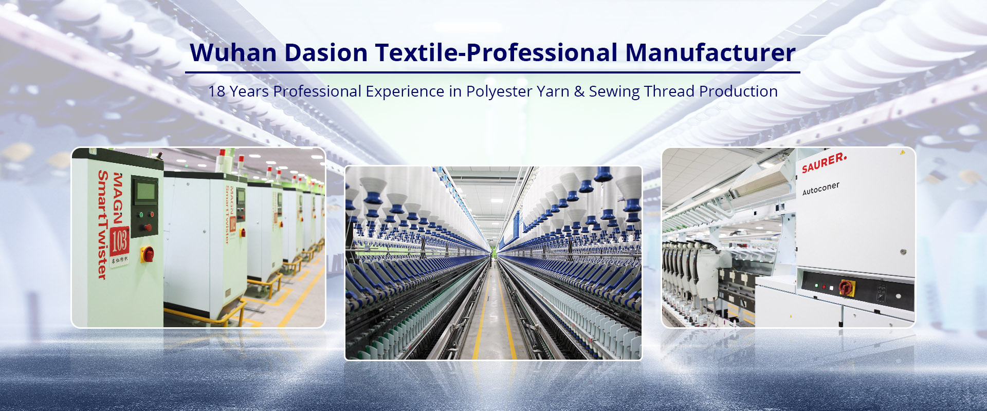 professional polyester yarn&sewing thread production